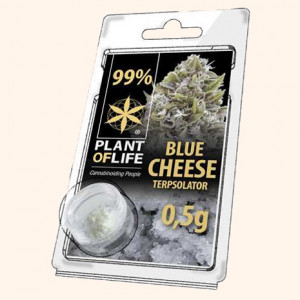 Photo cristaux de CBD 99% pur Blue Cheese