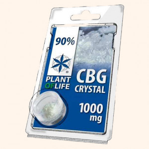 Photo cristaux de CBG cannabigerol 1000mg