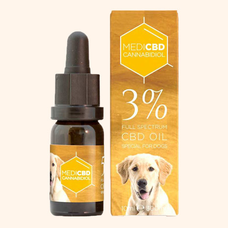 Photo d'huile de CBD 3% pour les chiens