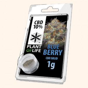 Photo résine de CBD 10% a la saveur Blueberry