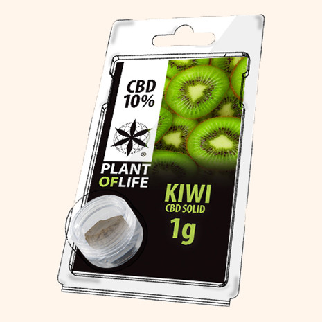 Photo résine CBD 10% a la saveur Kiwi