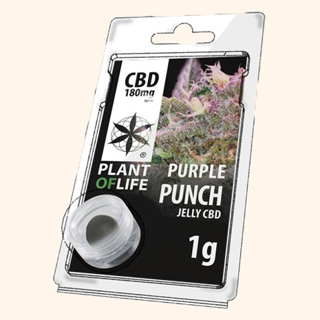 Photo résine CBD 18% à la saveur Purple Punch