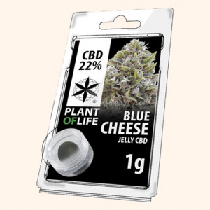 Photo résine CBD 22% a la saveur Blue Cheese
