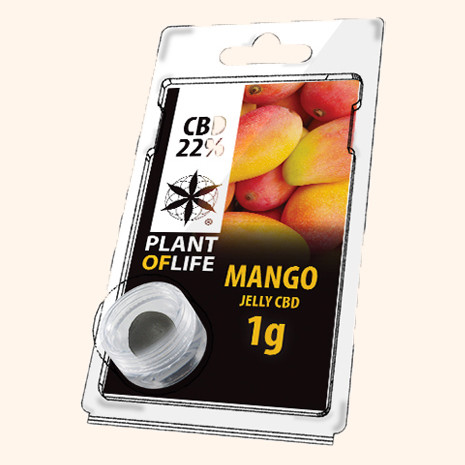 Photo résine CBD 22% a la saveur mangue