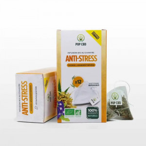 ANTI-STRESS | Infusion et Tisane CBD | x12 sachets