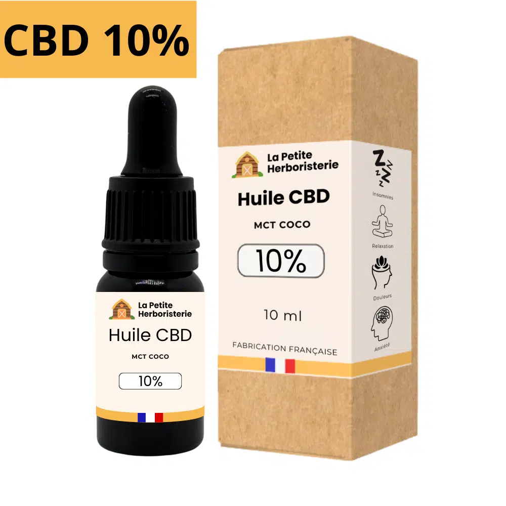 Huile CBD 10% - La Petite Herboristerie