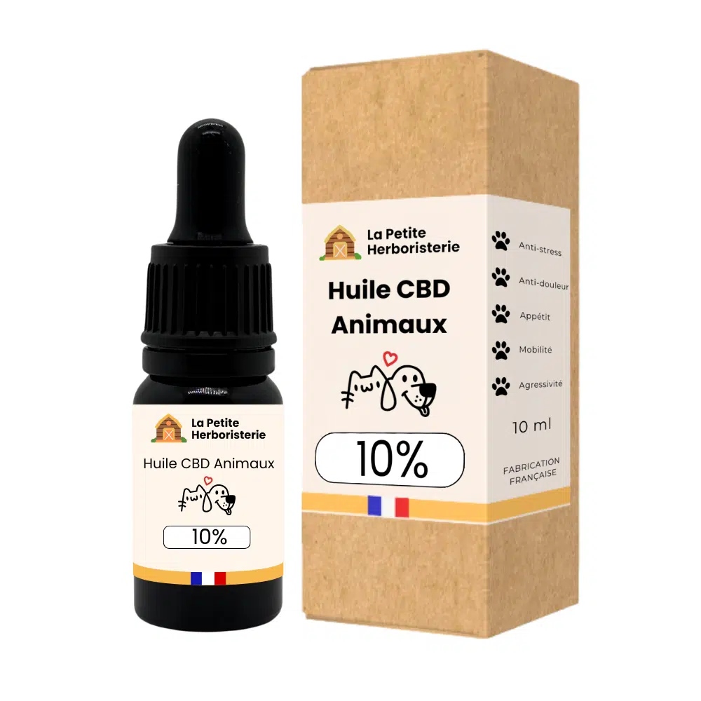 Huile CBD  Animaux 10% - La Petite Herboristerie