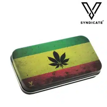 Boite Métal Syndicase "Rasta Leaf"