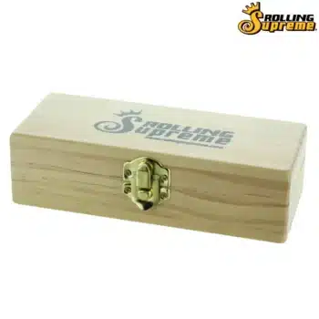 Boîte de rangement en bois Rolling Supreme