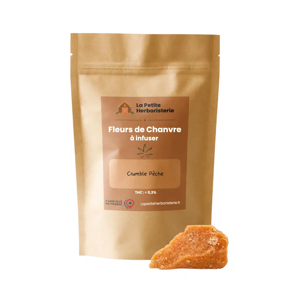 Crumble Pêche CBD 80%