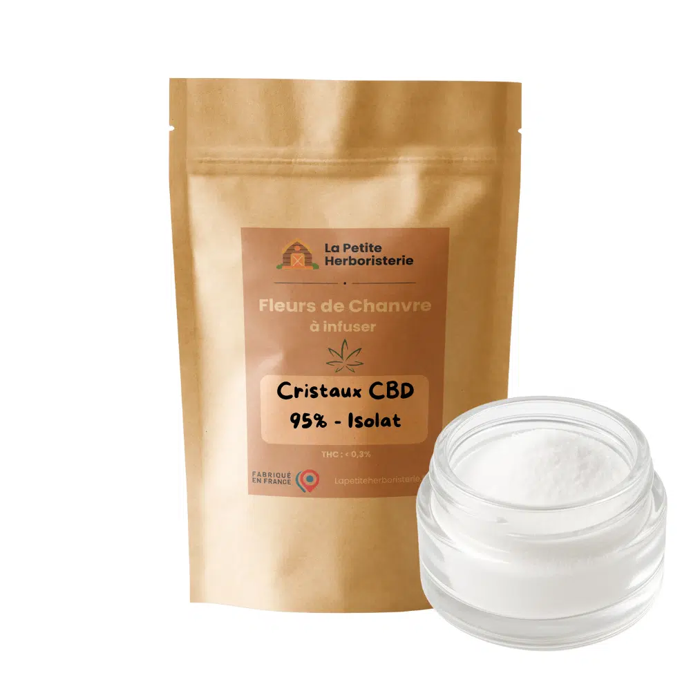 Cristaux CBD 95% – Isolat