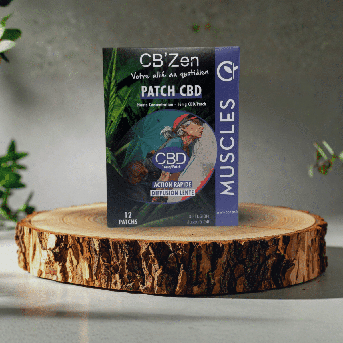 Patch CBD 16mg action rapide et diffusion 24h