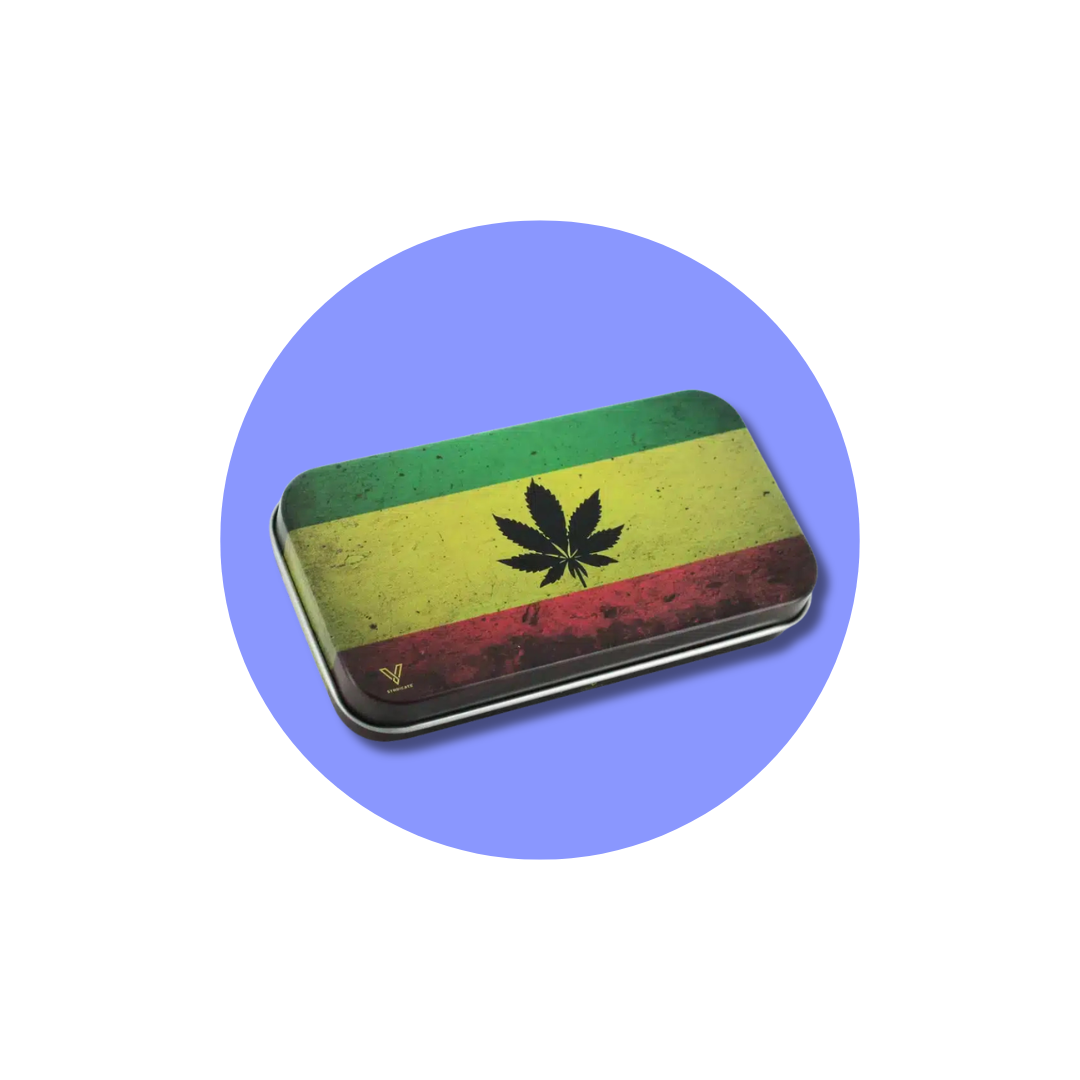 Boite Métal Syndicase "Rasta Leaf"