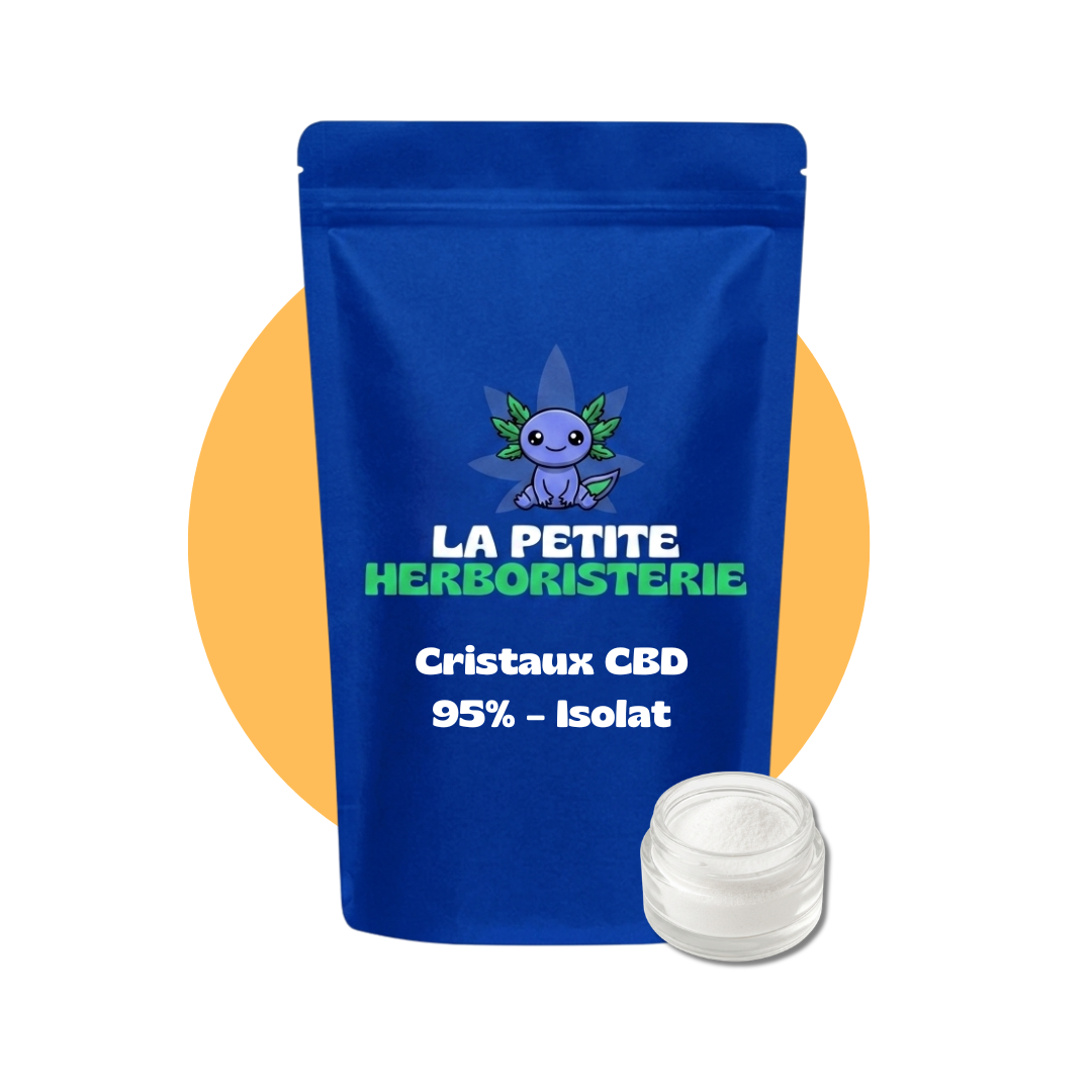 Cristaux CBD 95% isolat