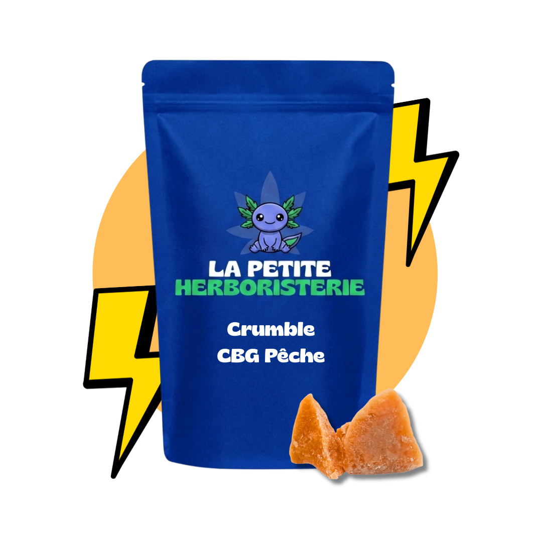 Crumble CBG Pêche 80%