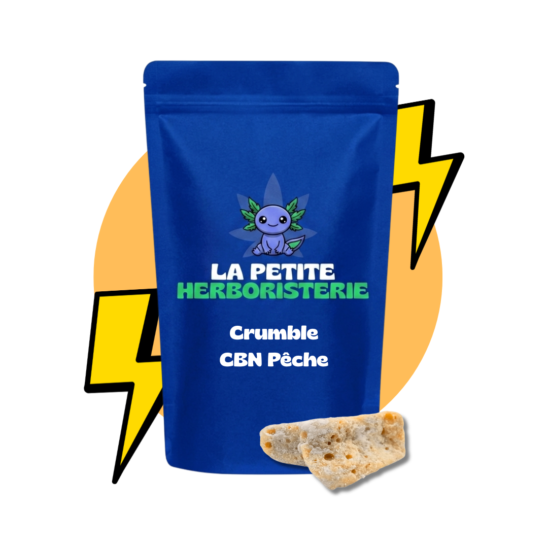 Crumble CBN Pêche 80%