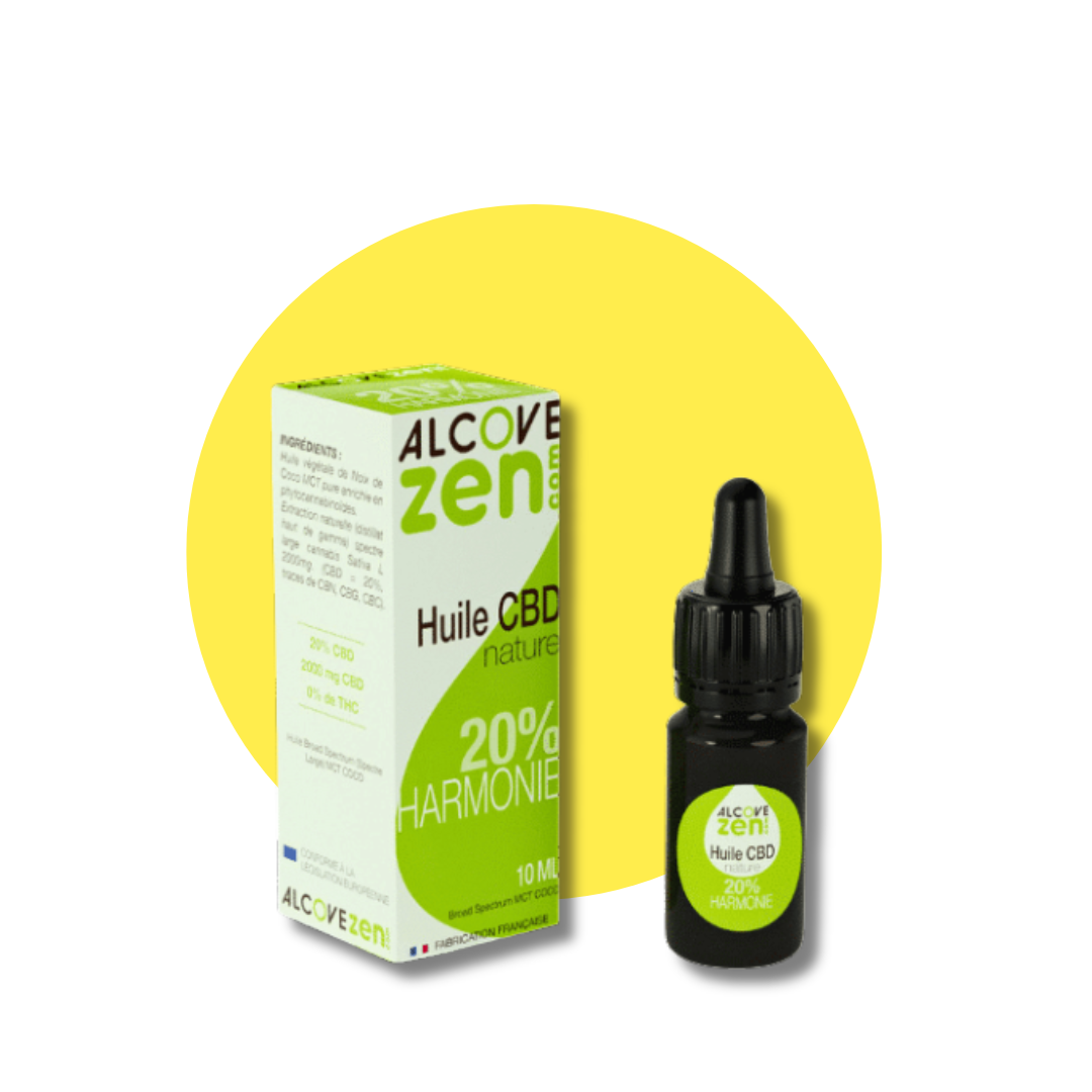 Huile CBD 20% Harmonie Nature – AlcoveZen