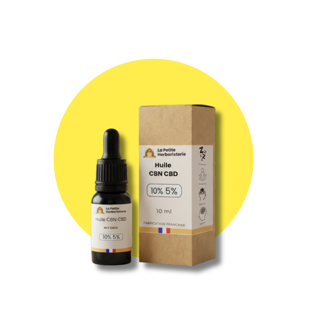 Huile CBN 10% CBD 5% - La Petite Herboristerie