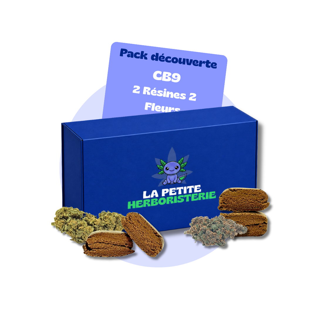 Pack Découverte CB9 2 fleurs 2 résines