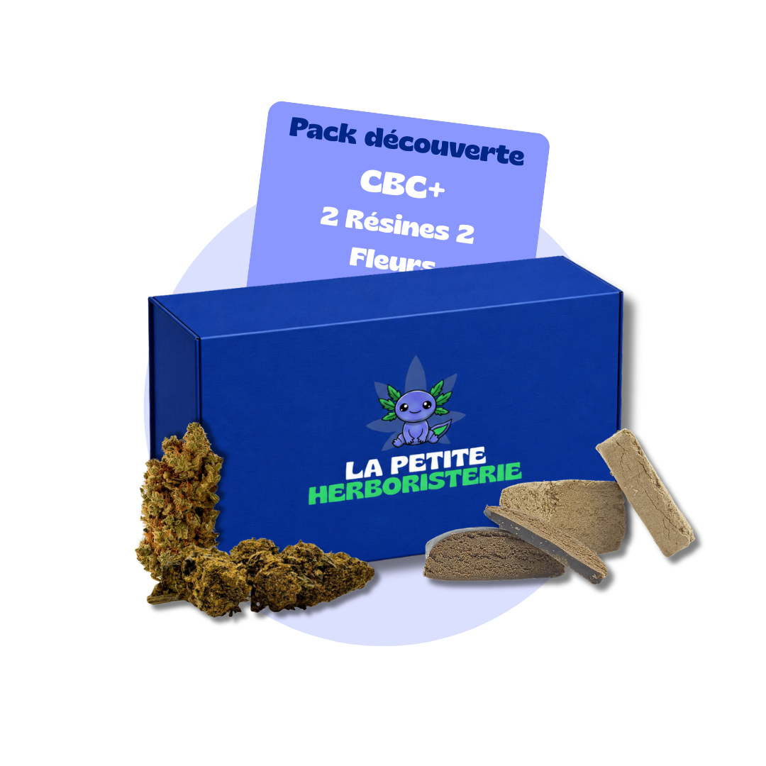 Pack Découverte CBC+ 2 fleurs 2 résines