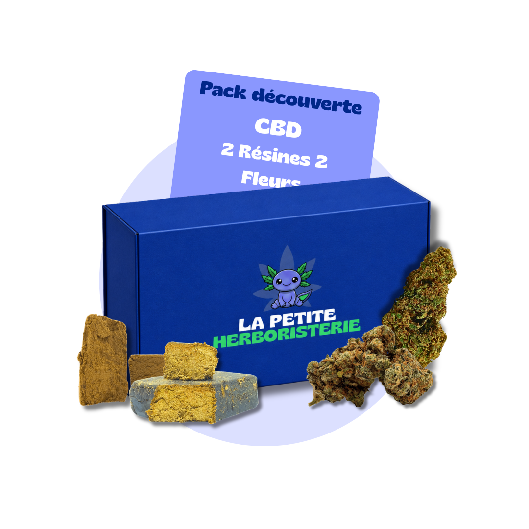 Pack Découverte CBD 2 fleurs 2 résines