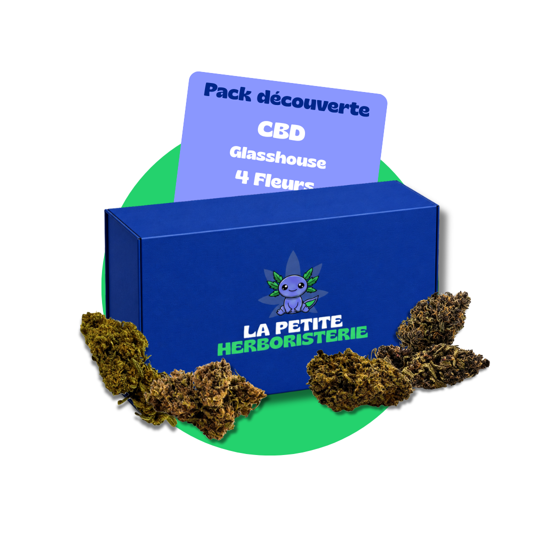 Pack Découverte 4 fleurs Glasshouse CBD