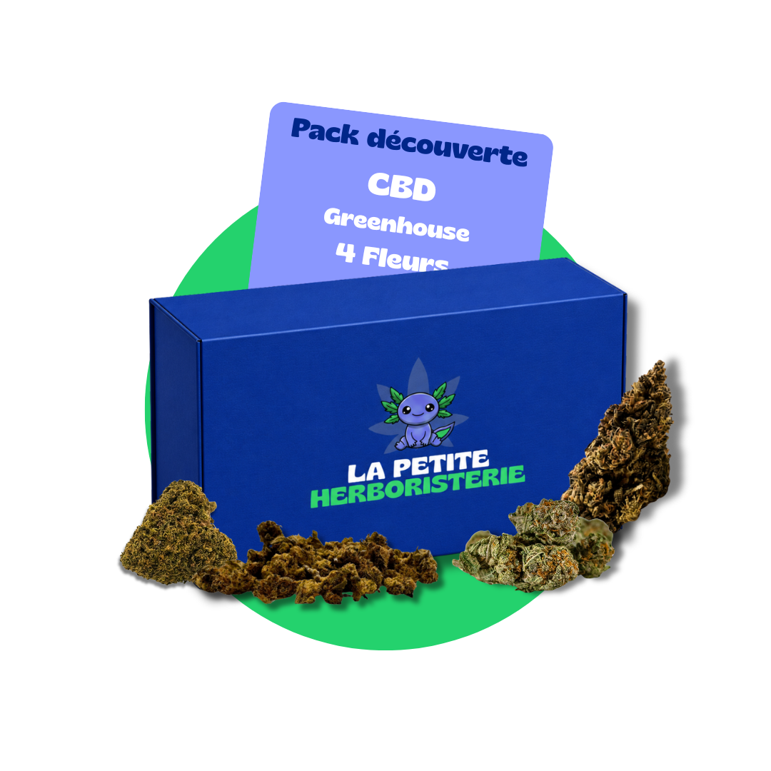 Pack Découverte 4 fleurs Greenhouse CBD