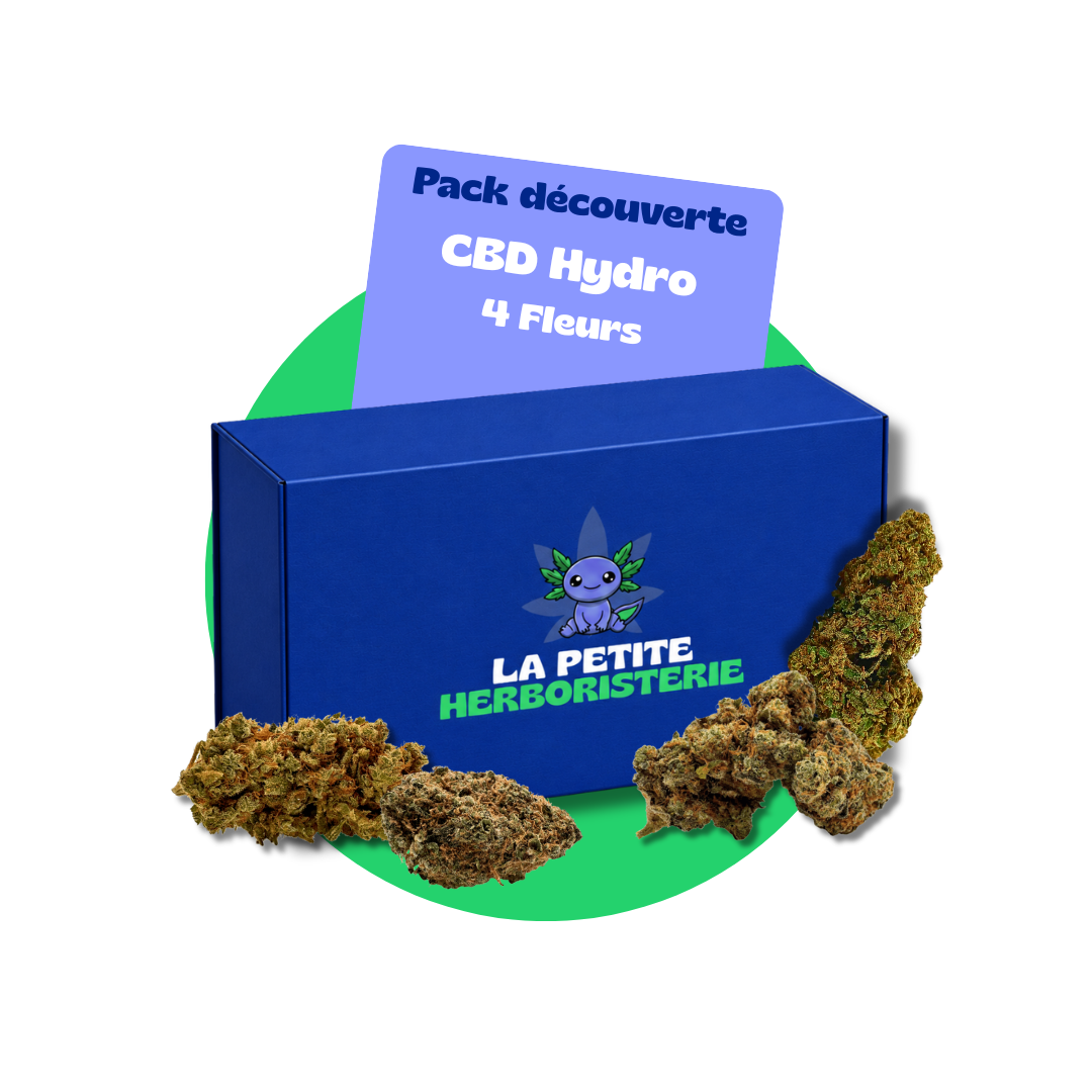 Pack Découverte 4 fleurs Hydro CBD