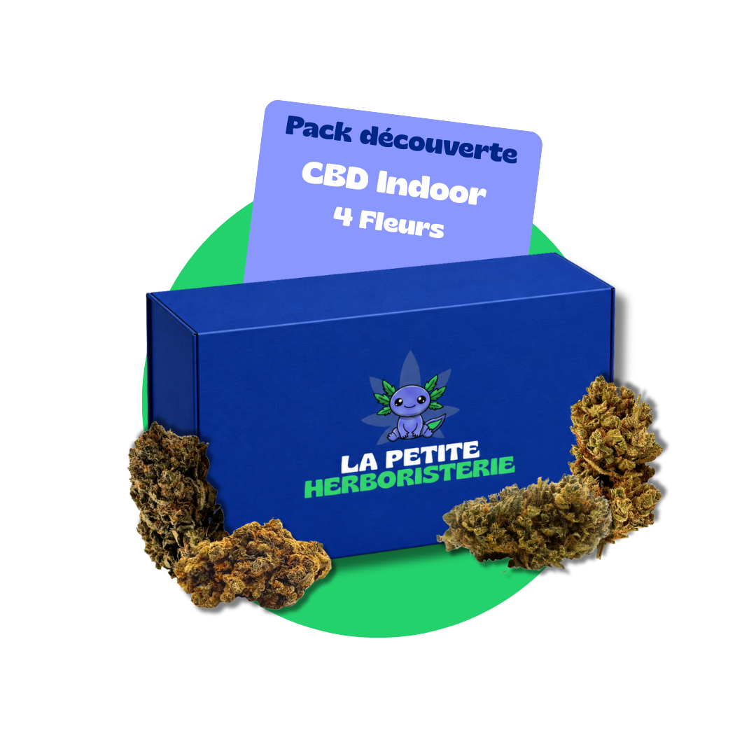 Pack Découverte 4 fleurs Indoor CBD