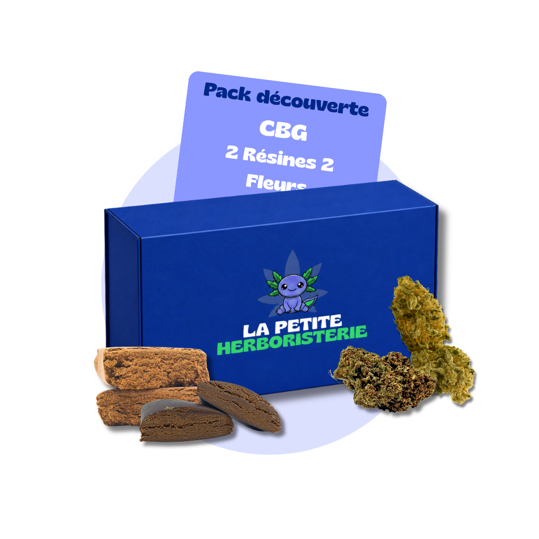 Pack Découverte CBG 2 fleurs 2 résines