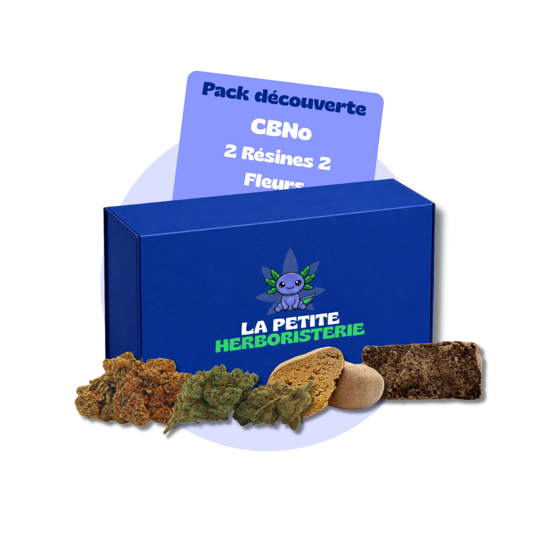 Pack Découverte CBNo 2 fleurs 2 résines