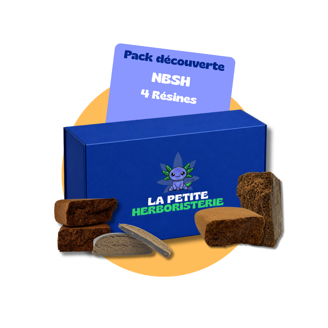 NBSH pack 4 résines cbd