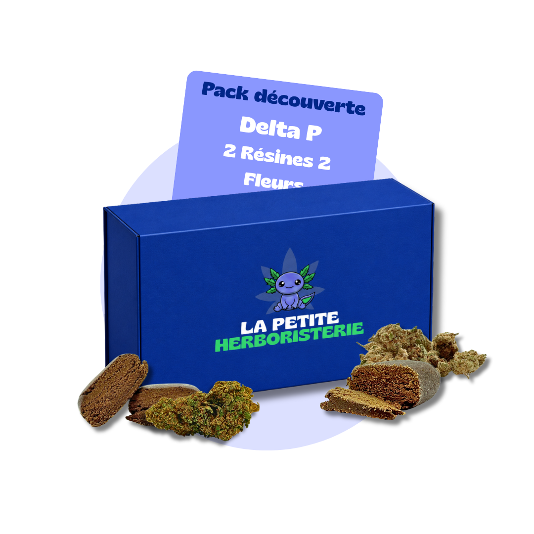 pack 2 fleurs 2 résines delta P