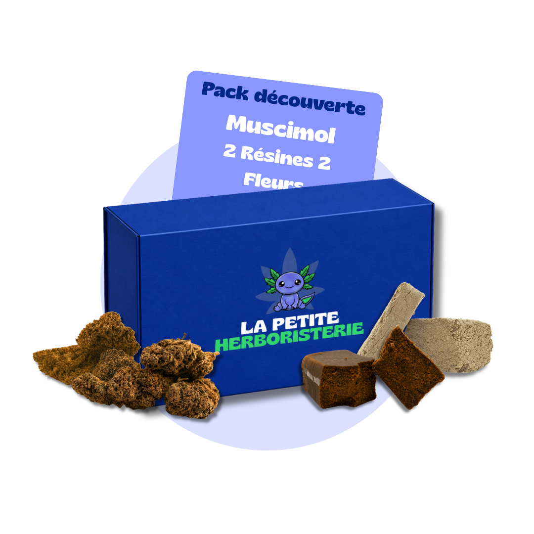 Pack découverte MUSCIMOL 2 Fleurs 2 Résines