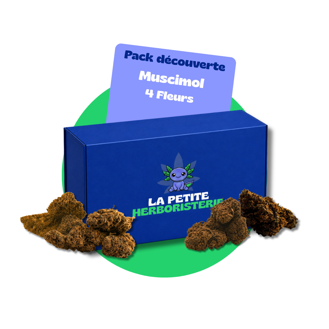 pack 4 fleurs cbd muscimol