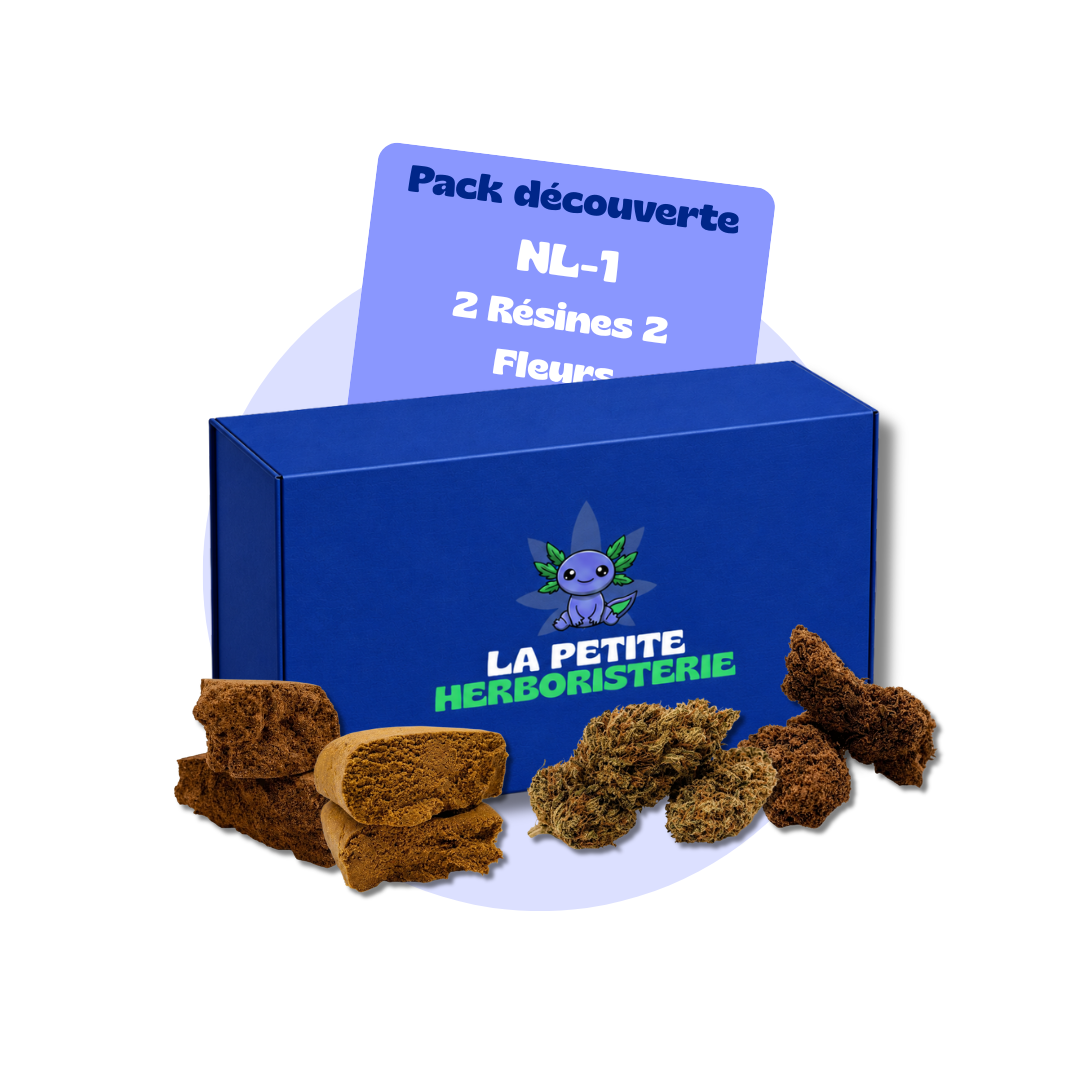 Pack NL-1 2 fleurs 2 résines cbd