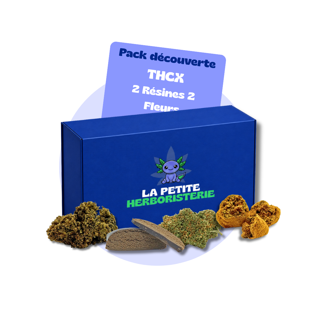 2 fleurs 2 résines pack THCX